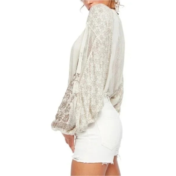 Free People Boho Indigo Dreams Tunic S/M NWT - Picture 10 of 11